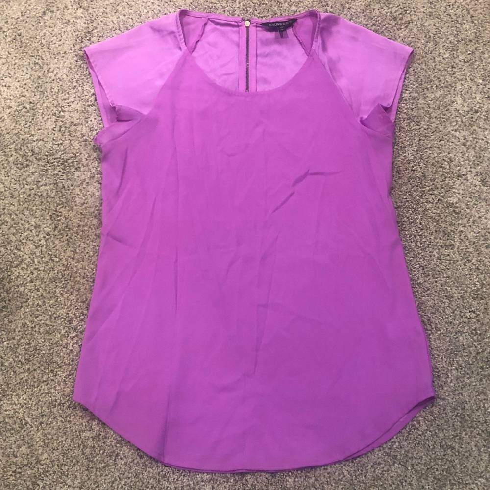 Express Purple Top Size Small